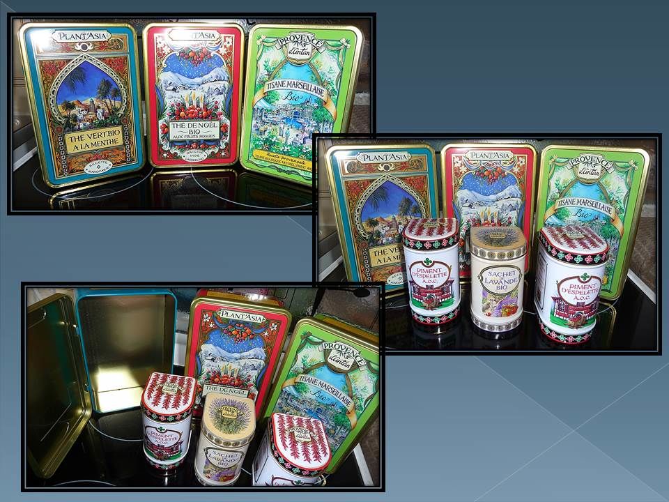 Lot de Boites m�tal  Romon Nature  25 Nice (06)