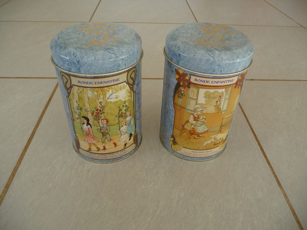 2 boites m�tal th�me ronde enfantine Collector 20 Celles-sur-Belle (79)
