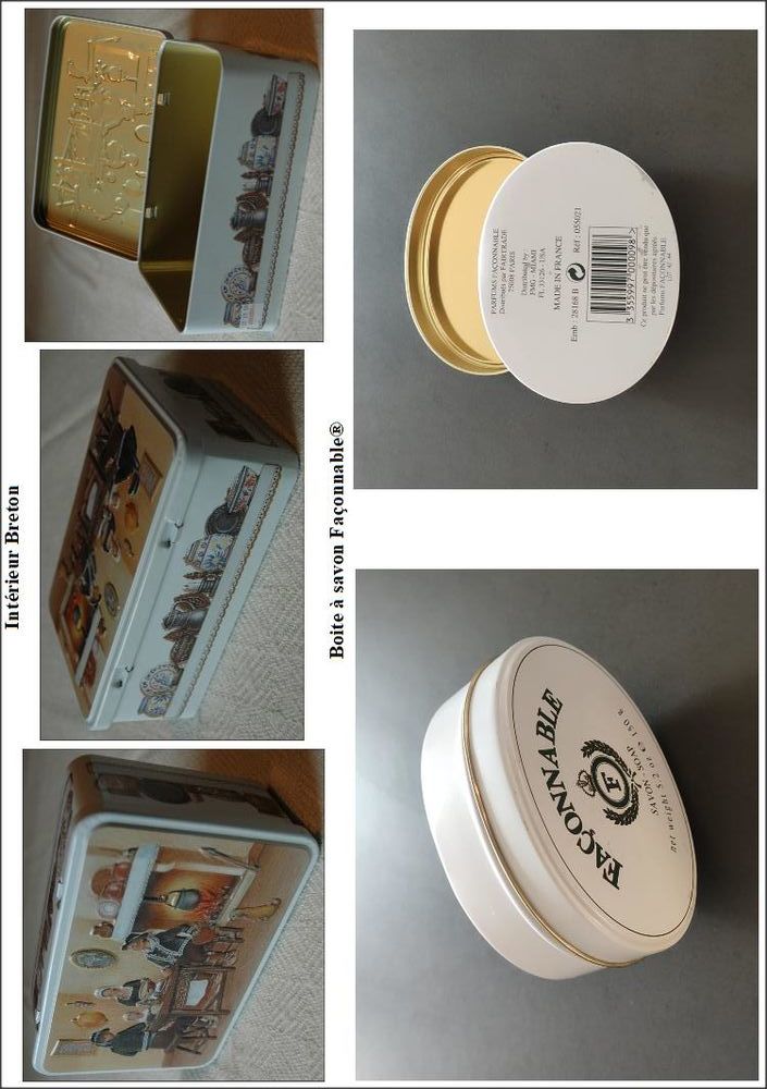 2 boites neuves en m�tal, d�coration, collection, publicit� 28 Buxerolles (86)