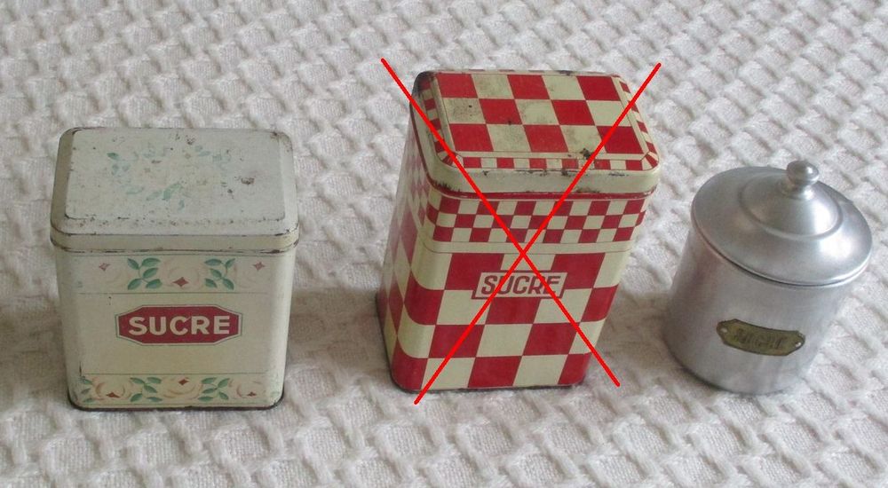 LOT 2 BOITES A SUCRE METAL ANCIENNES 8 Saint-Andr�-les-Vergers (10)