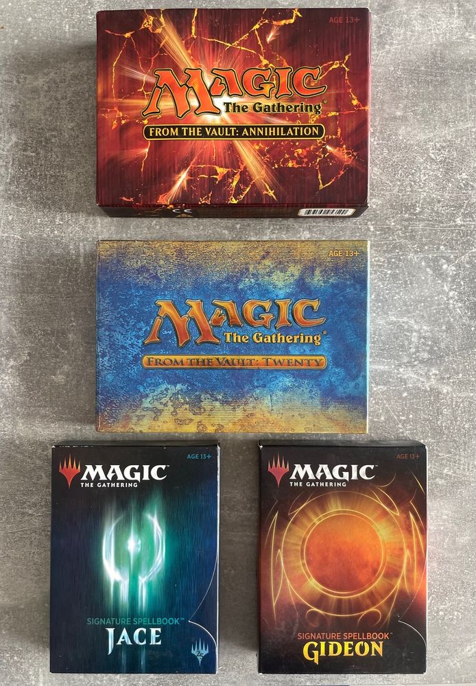 Lot de 4 boites vides magic the gathering anglaises 6 Hendaye (64)