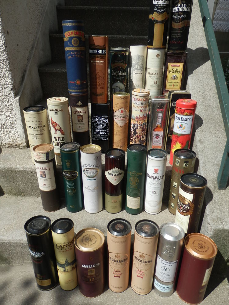 Boîtes vides whisky 1 Flamanville (50)