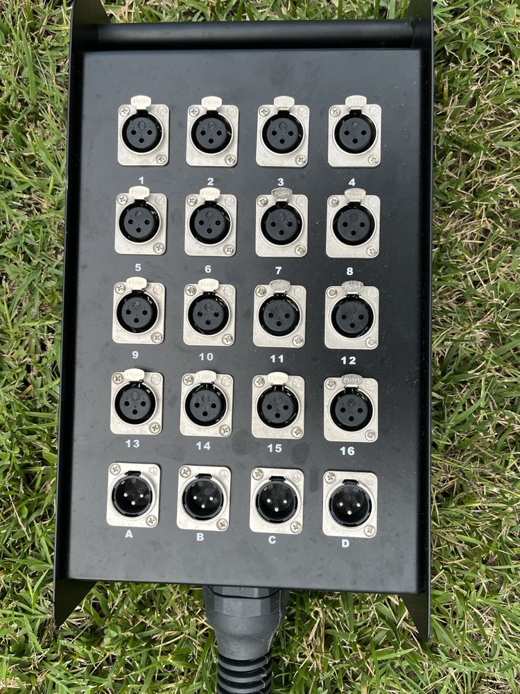 BOITIER DE SC�NE MULTIPAIRE 16 ENTR�ES 4 SORTIES XLR 30 M 400 Barbentane (13)