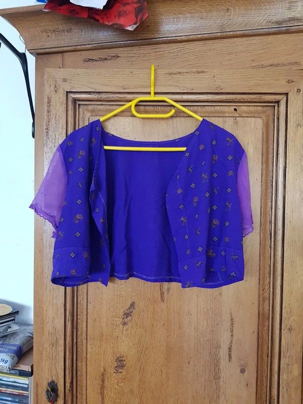 Bol�ro violet manches en voile neuve faite par un styliste p 5 Viriat (01)
