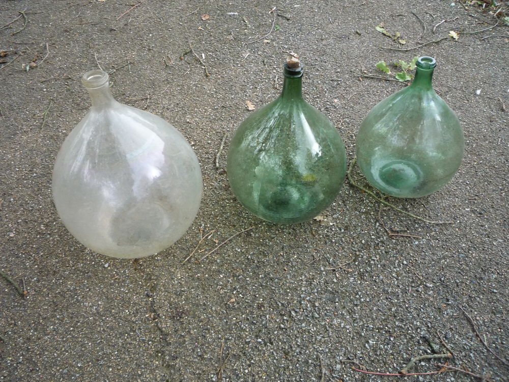 Bonbonne transparente et verte 35 Castres (81)