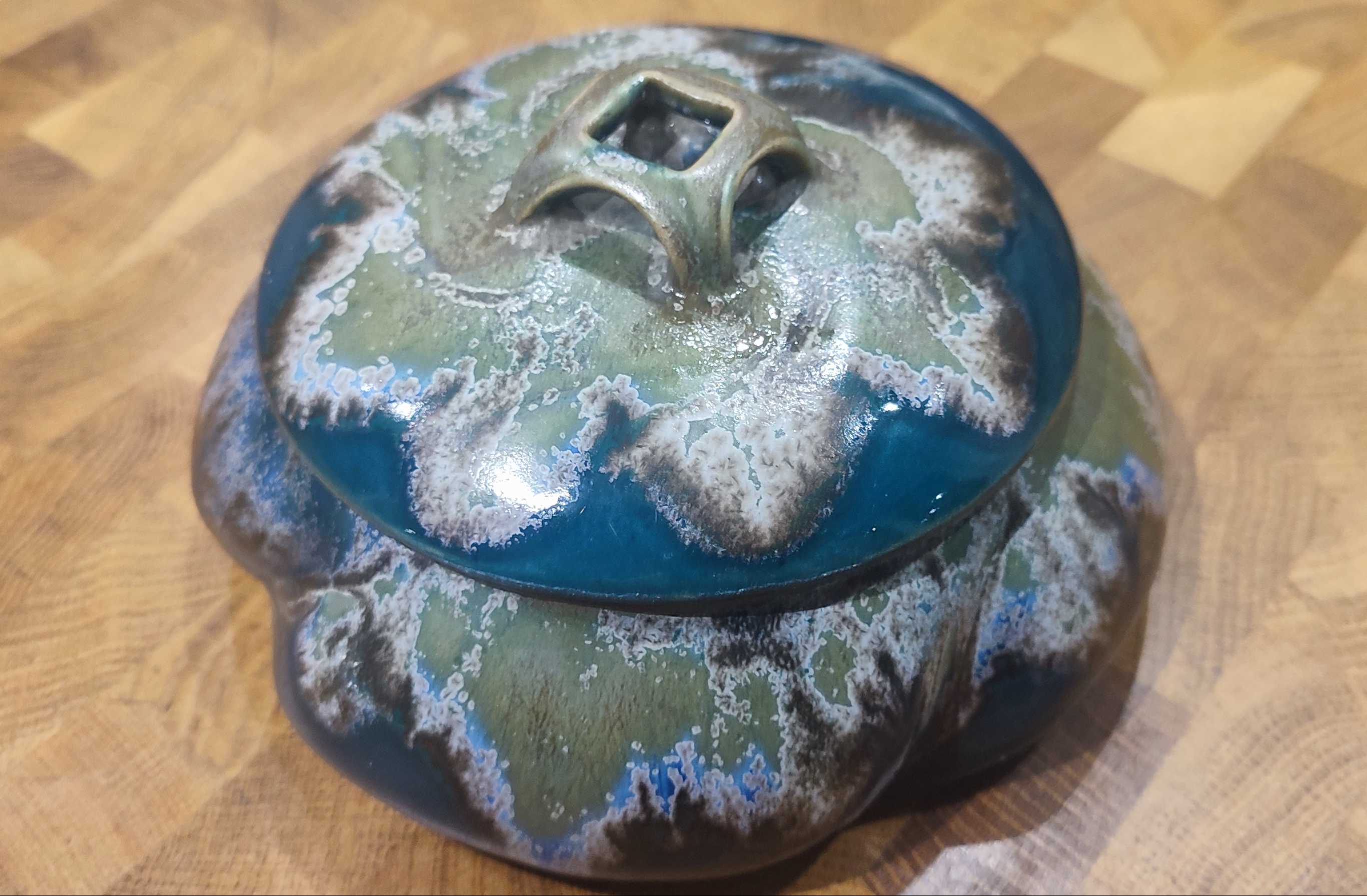 Bonbonni�re c�ramique Denbac Art nouveau 75 Clermont (60)