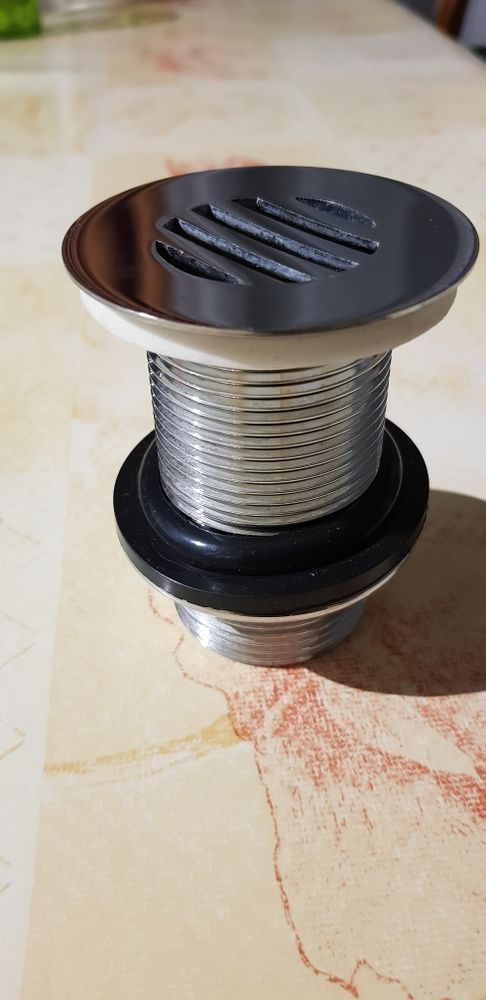 bonde lavabo � grille en laiton Chrom� 10 Beauvais (60)