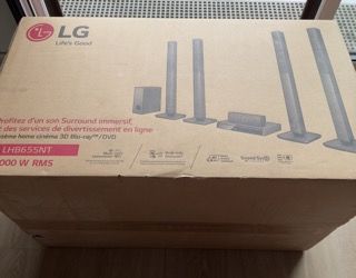 Bonjour, 
HOME CIN�MA LG 3D Blu-ray DVD NEUF JAMAIS UTILIS� 350 Rueil-Malmaison (92)