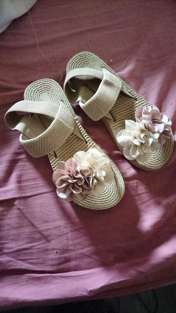 Bonjour une paire de chaussures d �t� tres confort 10 Le Blanc (36)