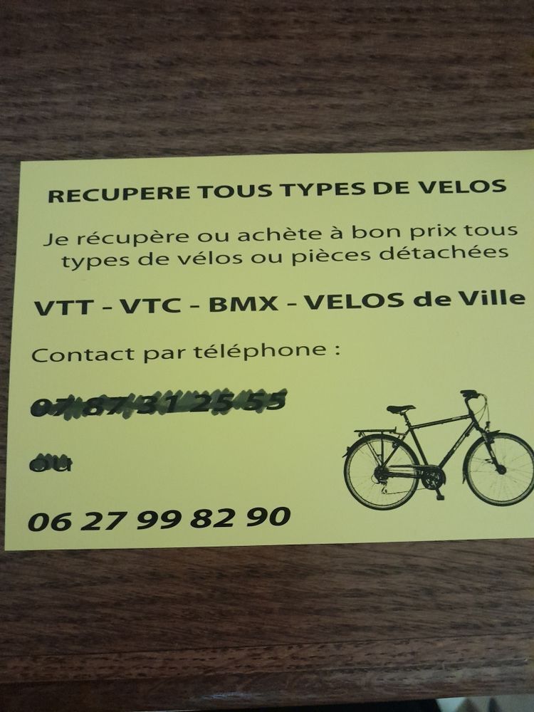 bonjour  je r�cup�re  tout type de velo 20 Meaux (77)