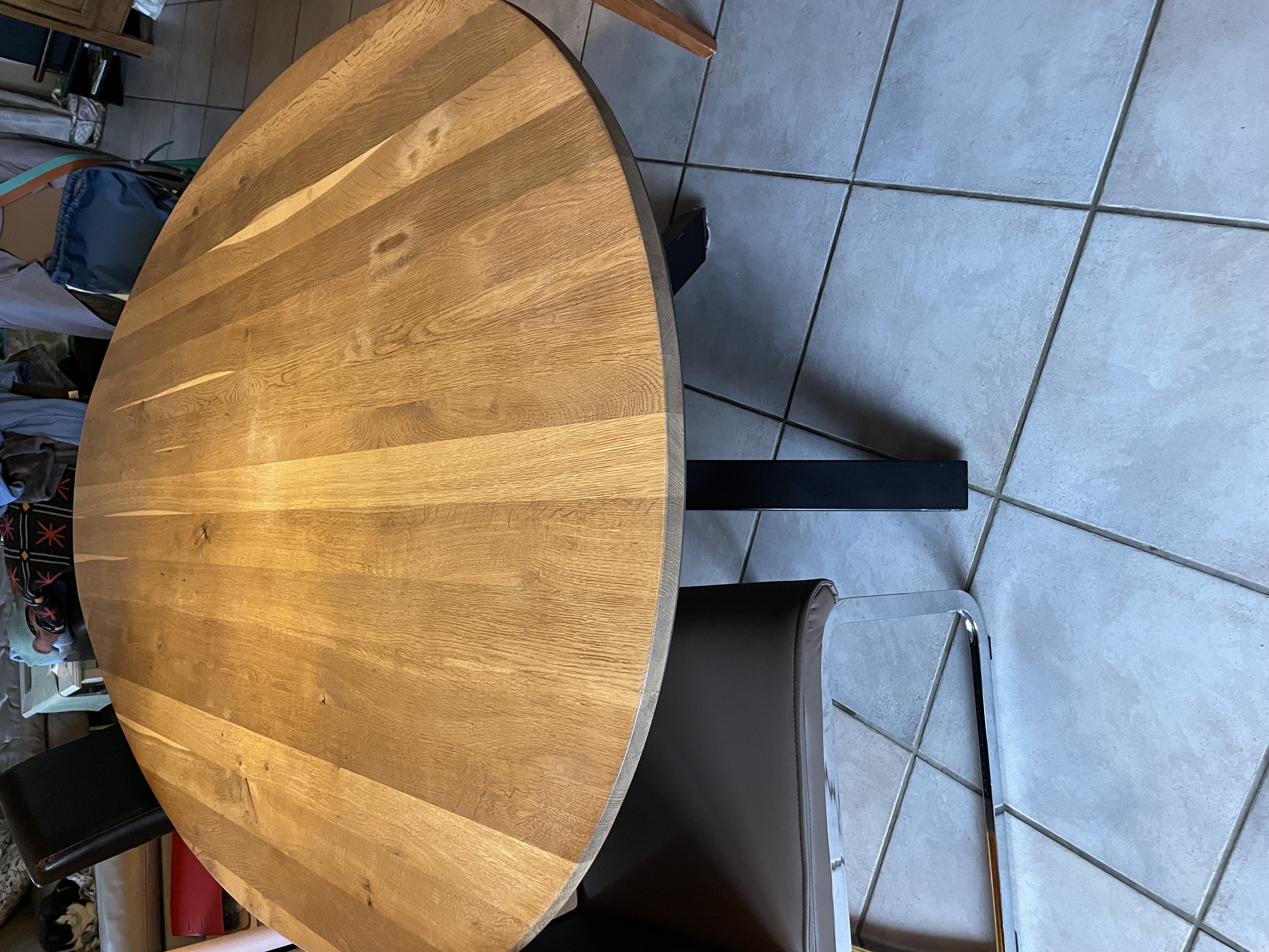 Bonne occasion: belle table ovale en bois, moderne 600 Collonges-sous-Sal�ve (74)