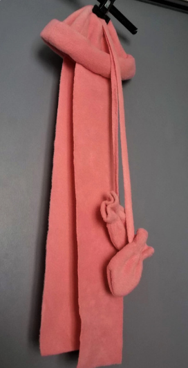 Bonnet/Chapka avec �charpe attenante + moufles 
10 B�thune (62)