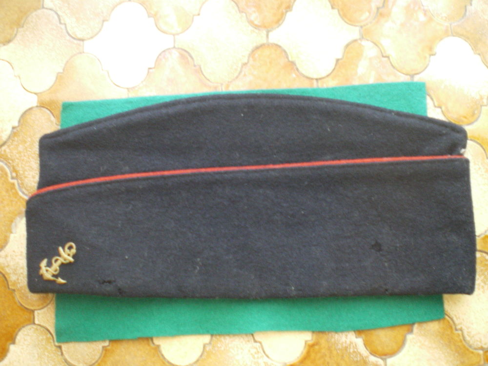 Bonnet de police de l'Infanterie de Marine. 30 Caen (14)
