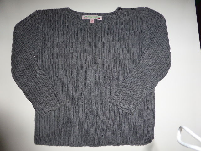 Bonpoint pull gris bleu 100% coton 2 ans 7 Rueil-Malmaison (92)