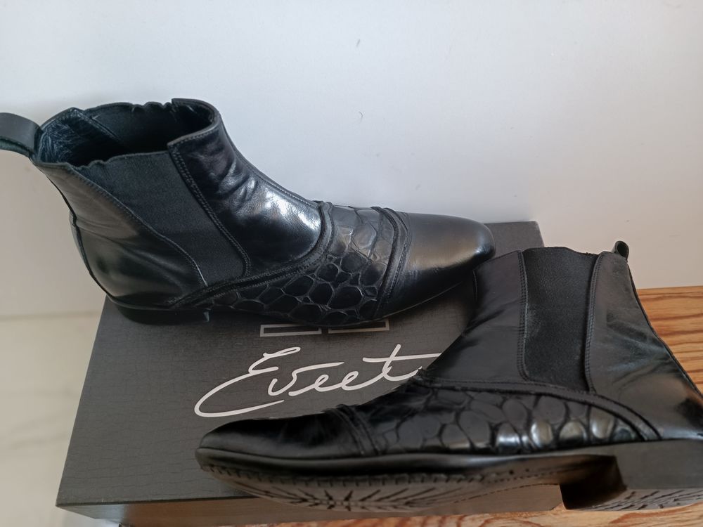 Boots chelsea en cuir EVEET fabriqu�es en Italie taille 39 39 Barberaz (73)