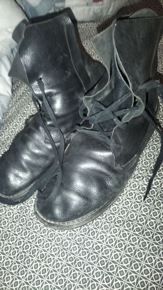 Boots a lacets cuir trippen pointure 47 tr�s bon �tat 78 Cachan (94)