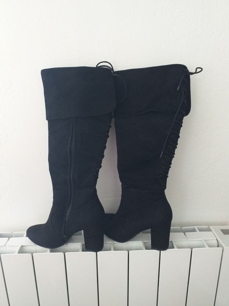 Botte noir daim 8 Riantec (56)