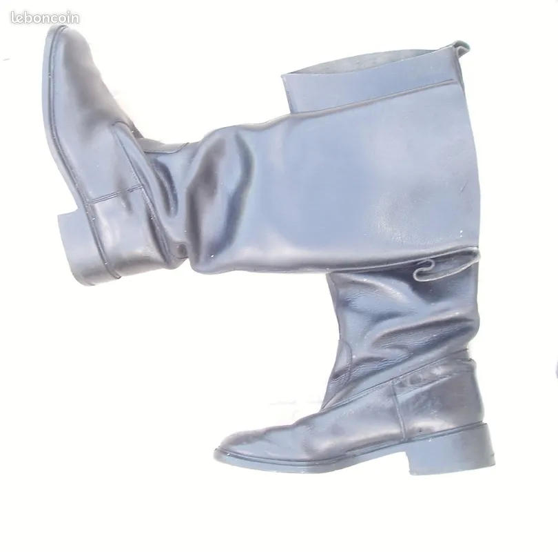 BOTTES CUIR DE CHEVAL 42 85 Ch�tellerault (86)