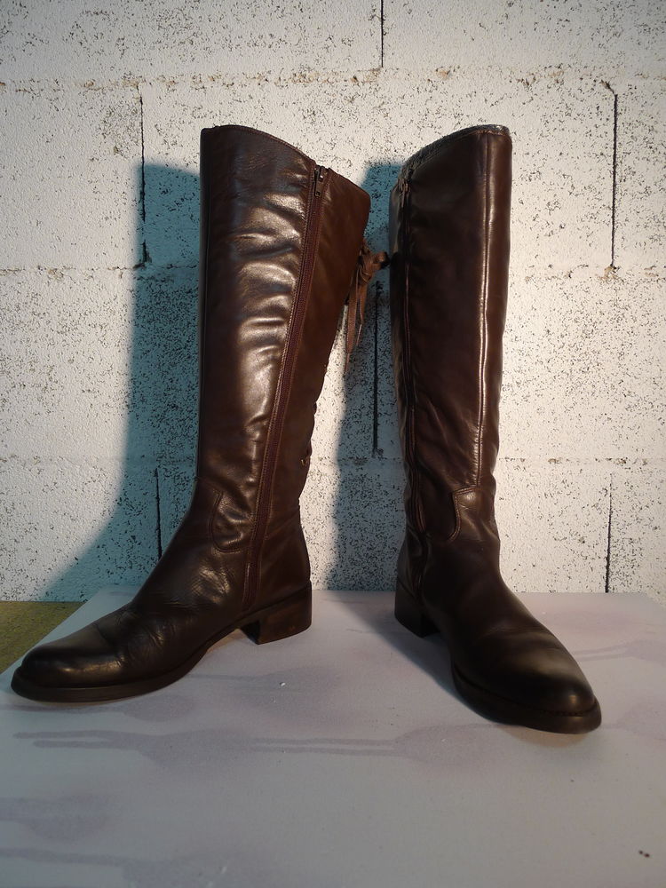 bottes cuir excellent �tat 39 25 Rochefort-du-Gard (30)