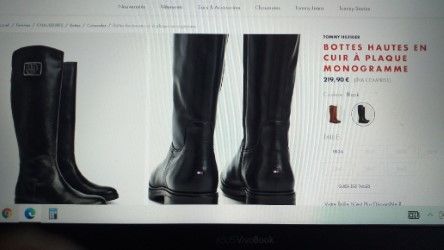 BOTTES EN CUIR MARQUE     KITTY     40 Hy�res (83)