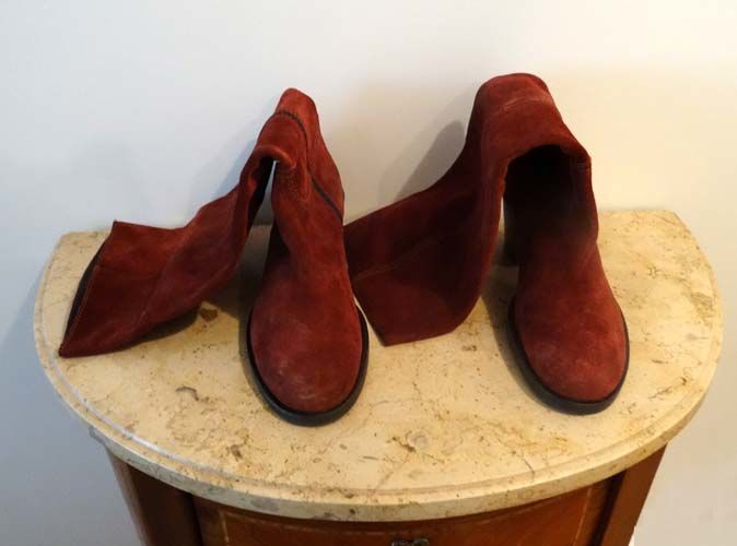 Bottes femme cuir, DONNA PIU, brun cuivr�, p 38, talons 6,5 52 Paris 4 (75)