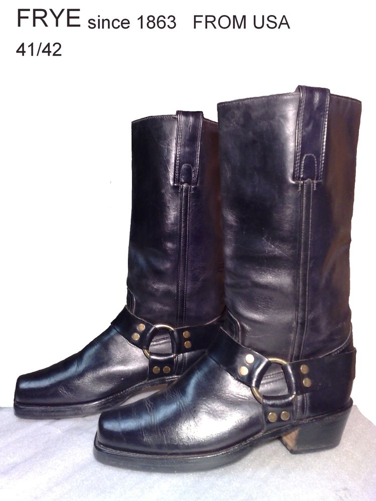 Bottes USA Frye T 42 (8,5 US) Noire ? neuve 515 Siecq (17)