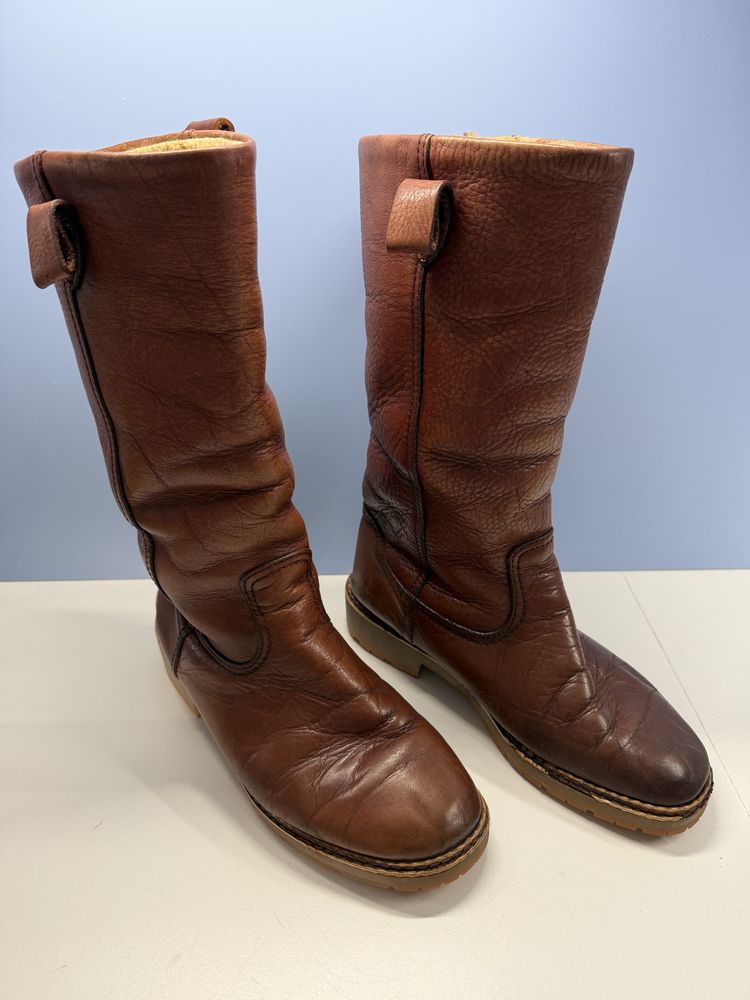 BOTTES D'HIVER  H/F  T40  MARRON  TOUT CUIR 45 G�nissieux (26)