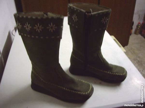 Bottes Kaki � bande imprim�e mollet pt 38 12 Bouxwiller (67)