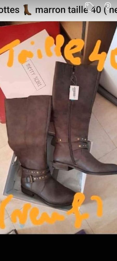 bottes marron taille 40 ( neuf) 27 Bron (69)