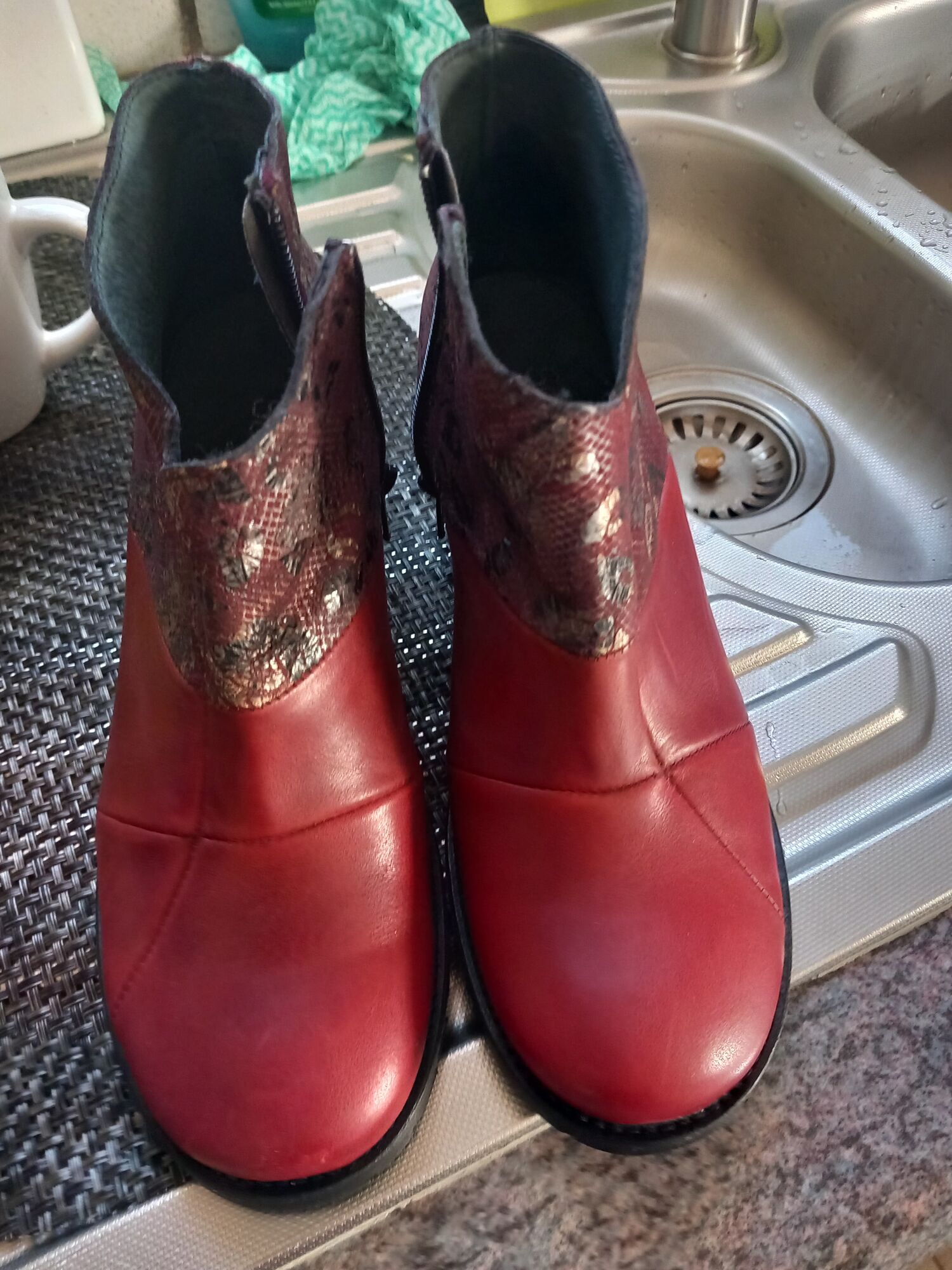 Bottine  bordeaux 10 Rixheim (68)