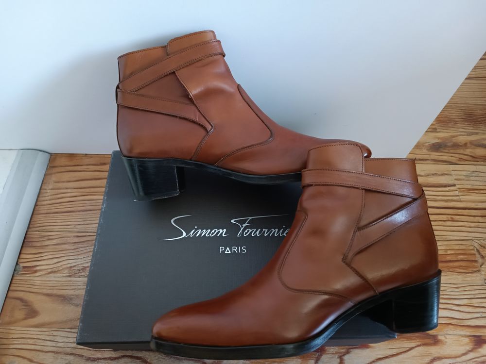 Bottine cuir jodhpur Simon Fournir bottier Paris taille 39 79 Barberaz (73)