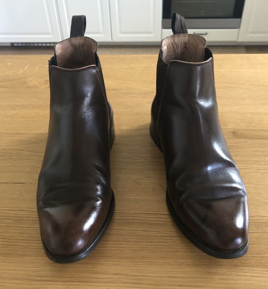 Bottines cuir marron 50 Senlis (60)