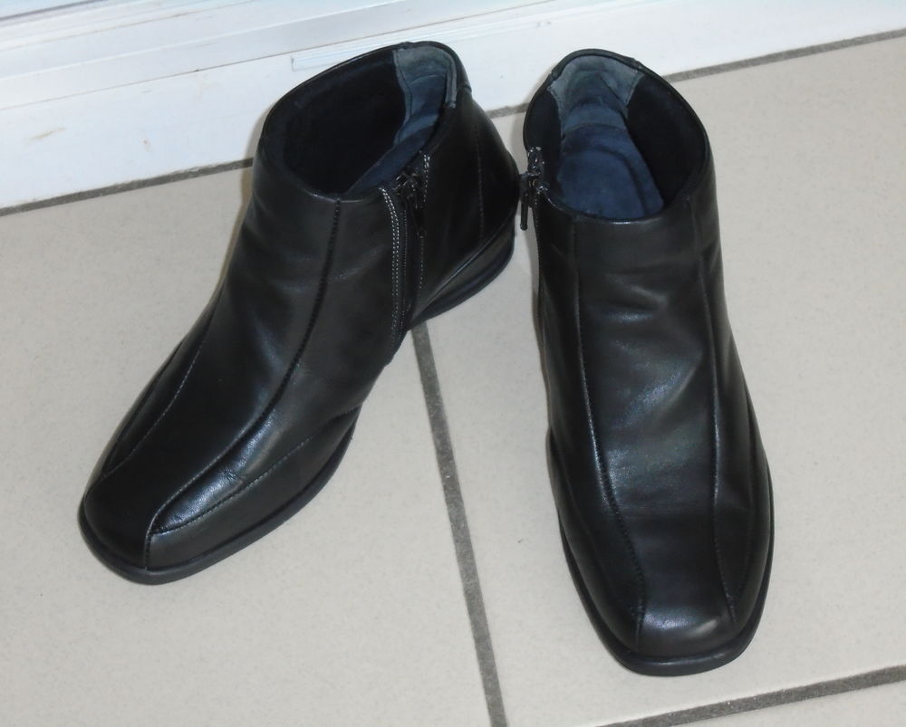Bottines cuir noir 15 Saint-Martin-de-Seignanx (40)
