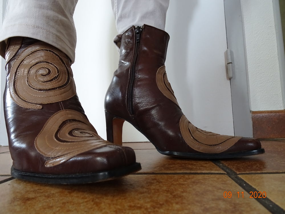 bottines cuir 40 Notre-Dame-de-Bondeville (76)