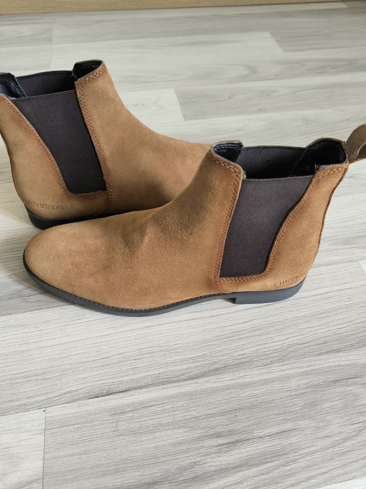 Bottines homme chevignon en daim 70 Hom�court (54)