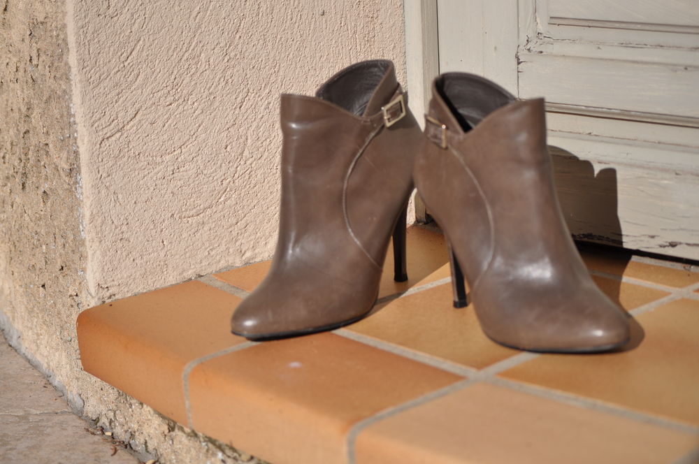 BOTTINES KAKI FEMME A TALON 50 Barbentane (13)