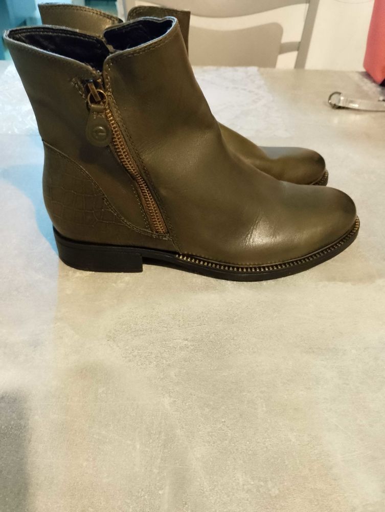 bottines kaki tamaris 15 Vitr� (35)