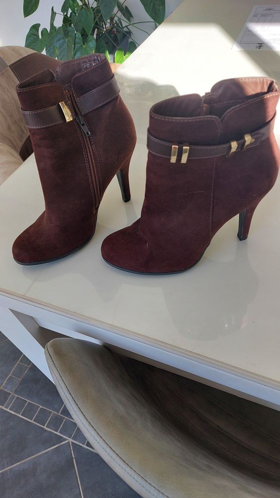 BOTTINES MARRON HAUT TALON 10 Saint-Vincent-de-Tyrosse (40)