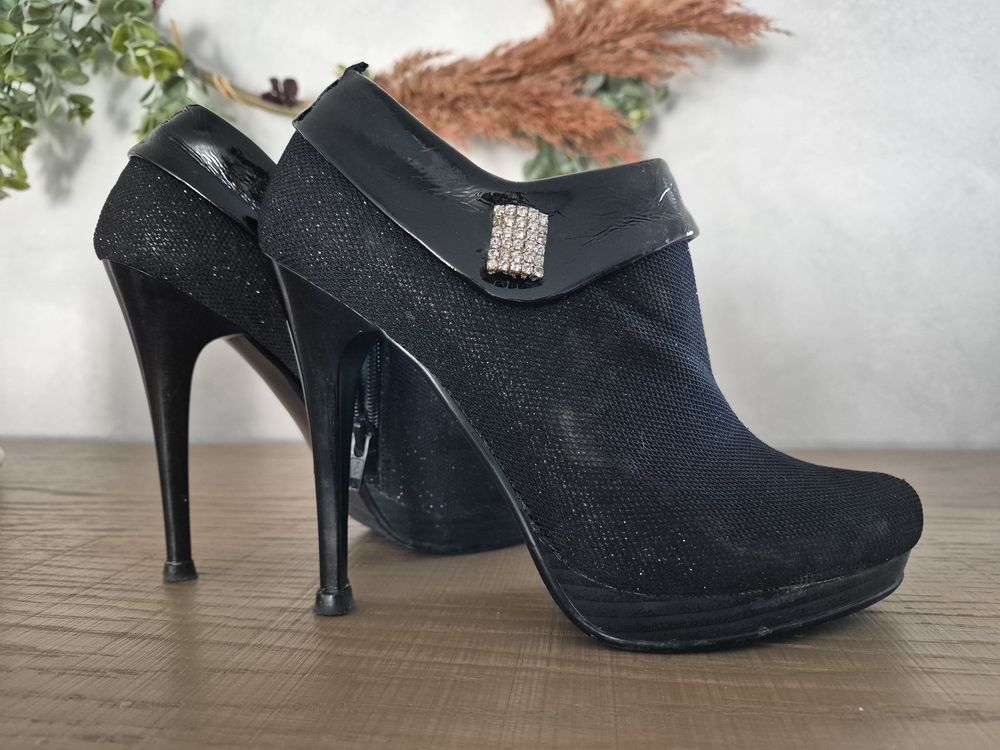 Bottines noire talon 10 Plaisance-du-Touch (31)