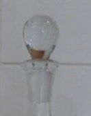 BOUCHON DE CARAFE en verre transparent 2 Doussard (74)