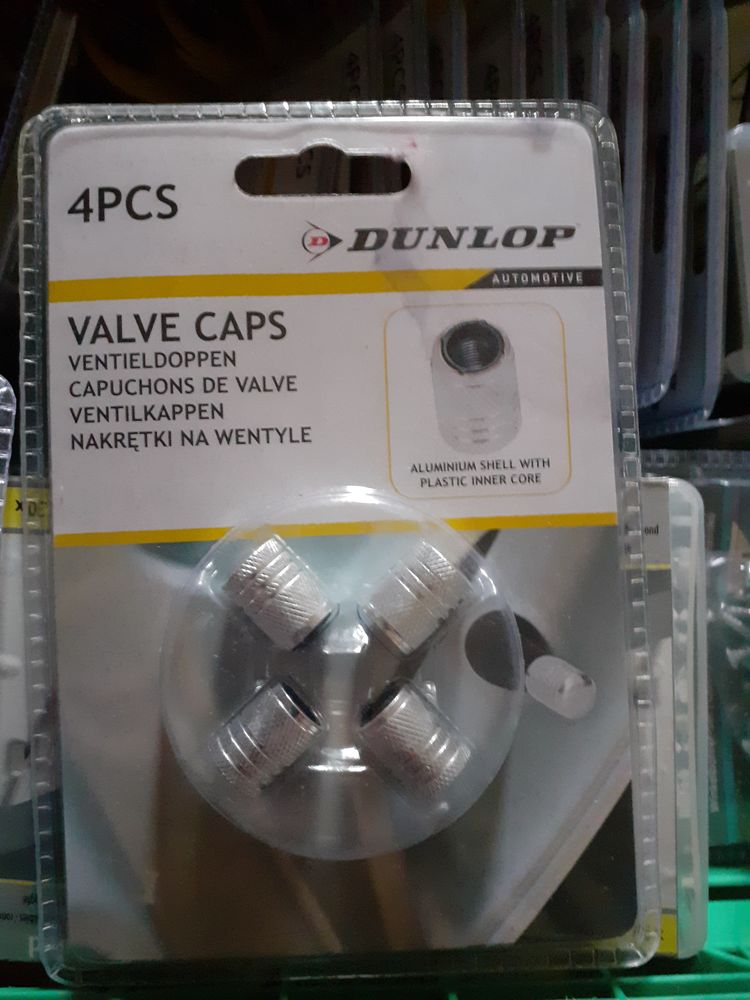  Lot de 4 bouchon de valve aluminium Dunlop NEUF 5 Lens (62)