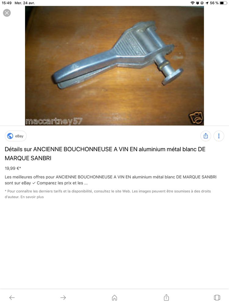 BOUCHONNEUSE ancienne Sanbri 3 Verneuil-sur-Avre (27)