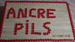  Lot 970 bouchons rouges 1970 Ancre Pils Bi&egrave;res. Décoration