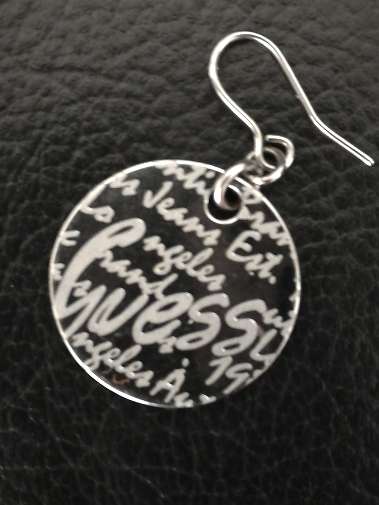 Boucle d'oreille disque m�tal Guess 12 Paris 13 (75)