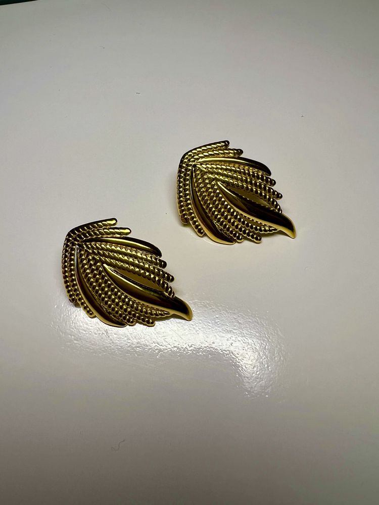 Boucles d'oreilles en acier inoxydable dor�e 10 Aubervilliers (93)