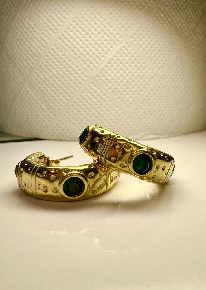 Boucles d'oreilles en acier inoxydable dor�es 10 Aubervilliers (93)