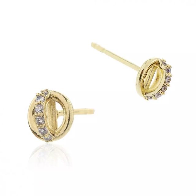 Boucles d'oreilles en acier chirurgical plaqu� or 14 carats 6 Lezoux (63)