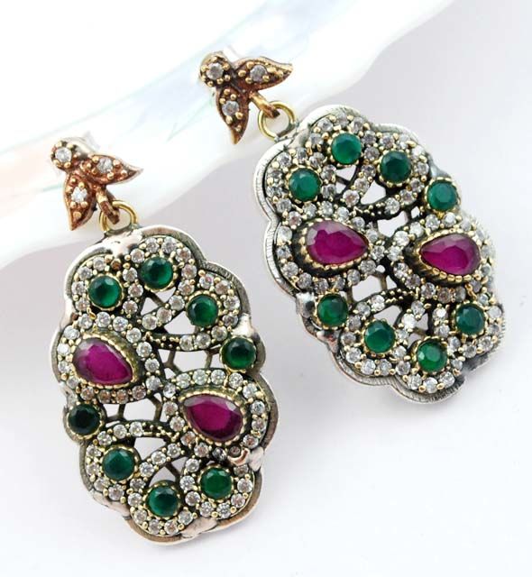 Boucles d'oreilles en argent 925 32 Le Blanc-Mesnil (93)