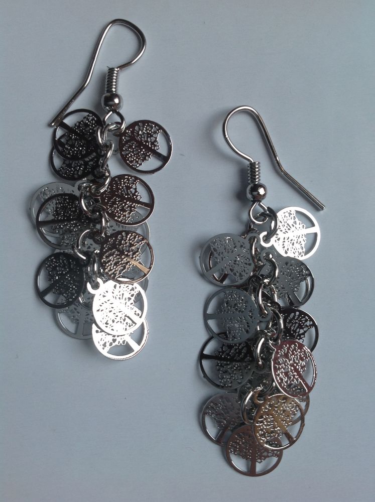 BOUCLES OREILLES ARGENT� ARBRE  GRAPPE  Envoi Possible
2 Tr�gunc (29)