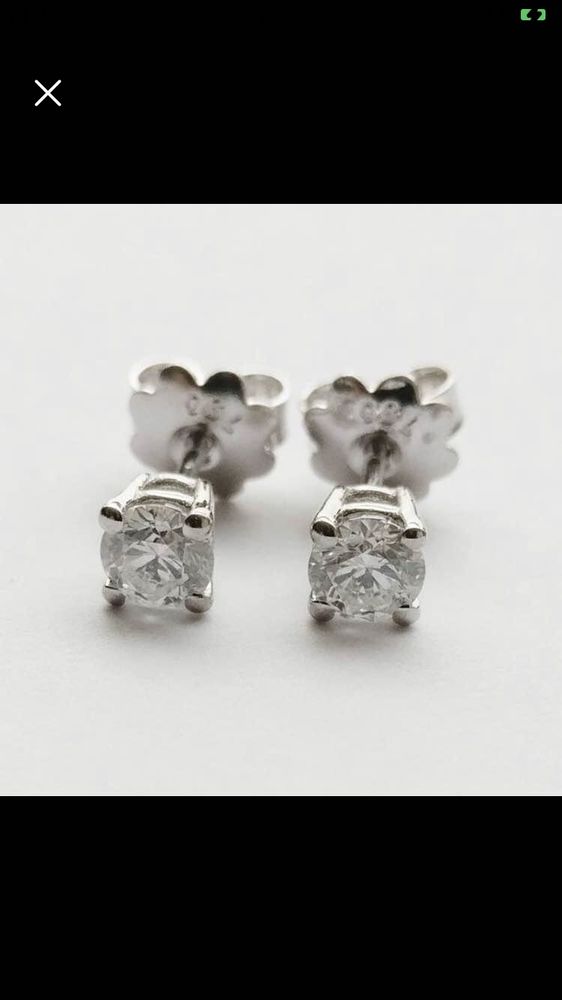 boucles d?oreilles or diamants 750 Valenciennes (59)